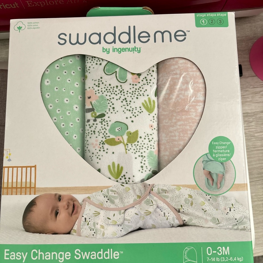 SwaddleMe by Ingenuity Easy Change Swaddle Set
